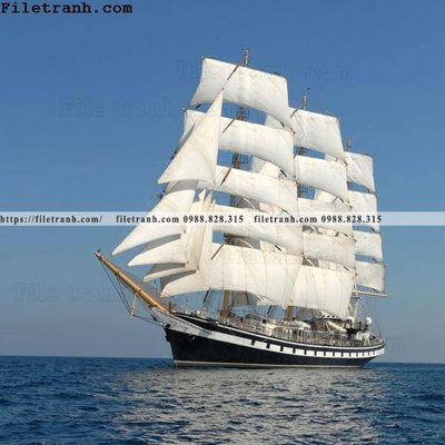 File ảnh gốc hinh anh thuyen buom tren bien 132 (chuyên in mica)