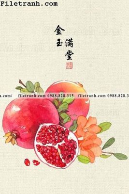 File tranh hinh anh trai cay dan gian 119 (gốc) in backlit film