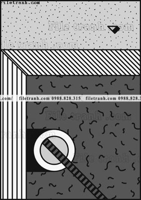 File tranh hinh anh tuong phan mau sac 1513 (ảnh gốc) in trần nhà