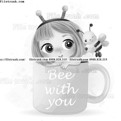 File tranh quảng cáo hinh anh vector co gai hoat hinh 1501 (download file gốc)