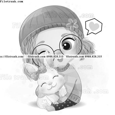 File gốc hinh anh vector co gai hoat hinh 1545 (chuẩn CMYK) cho nhà in