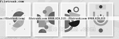 File in trần hinh anh vector truu tuong Morandi 104 (file gốc) phong thủy