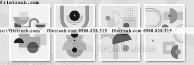 Tải file hinh anh vector truu tuong Morandi 109 (gốc) chủ đề phong thủy