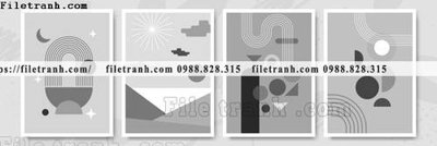 File gốc hinh anh vector truu tuong Morandi 124 (trang trí) cho phòng khách