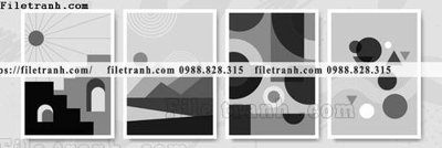 File in trần hinh anh vector truu tuong Morandi 136 (file gốc) phong thủy