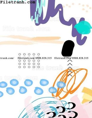 File tranh in trần 3D hinh hoc duong cong 201 (ảnh gốc)