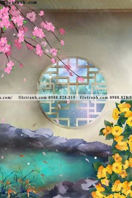 File in ấn hinh minh hoa phong canh Trung Quoc toa nha 502 (bản gốc) cao cấp