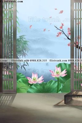 Tải file hinh minh hoa phong canh Trung Quoc toa nha 513 (gốc) để in ấn ngay