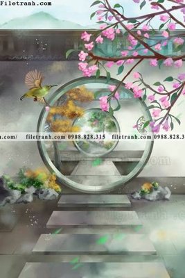 Tải file tranh hinh minh hoa phong canh Trung Quoc toa nha 515 (gốc) tại Filetranh.com