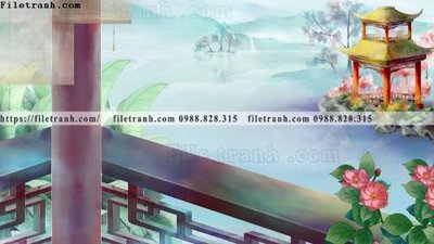 File gốc hinh minh hoa phong canh Trung Quoc toa nha 521 (thiết kế) độc quyền