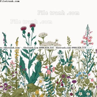 File tranh in mica hoa chau au tranh dan tuong 1501 (độ phân giải cao)