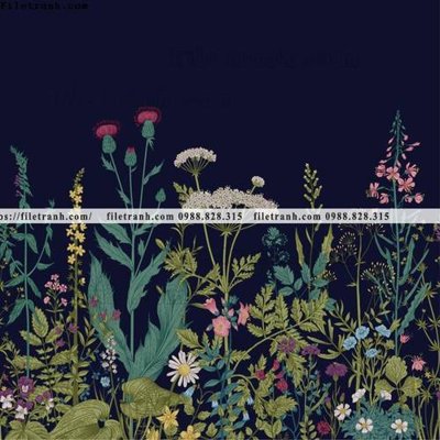 Tải file hoa chau au tranh dan tuong 1503 (gốc) chủ đề phong thủy