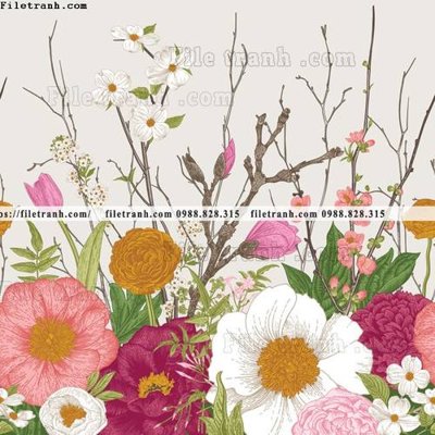 File ảnh hoa chau au tranh dan tuong 1509 (gốc) in Hiflex