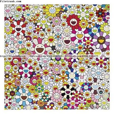 Tải file tranh gốc hoa mat troi hoat hinh 523 chất lượng cao