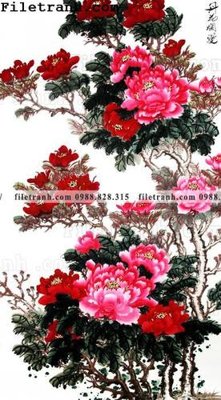 File gốc hoa mau don ve tay 115 (trang trí) phòng trẻ em