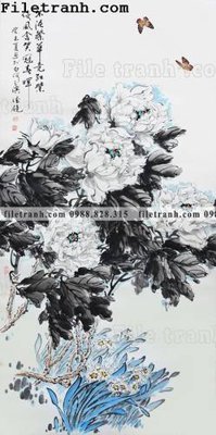 Mua file tranh gốc hoa mau don ve tay 131 tại Filetranh.com