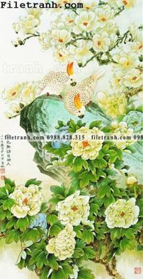 Tải file gốc hoa mau don ve tay 154 dùng cho in ấn