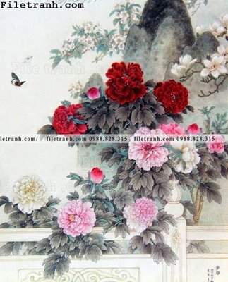 Mua file gốc hoa mau don ve tay 173 (PSD) tại Filetranh.com