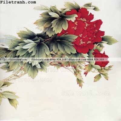 File gốc hoa mau don ve tay 217 (phong cách) châu Âu