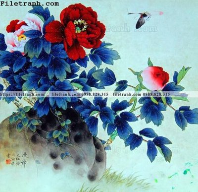 File tranh hoa mau don ve tay 256 (ảnh gốc) độ nét vượt trội