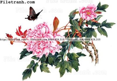 File in trần hoa mau don ve tay 300 (file gốc) hoa văn 3D