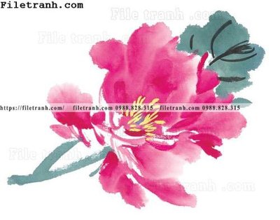 Download file hoa mau don ve tay 301 (gốc) in mica bàn thờ