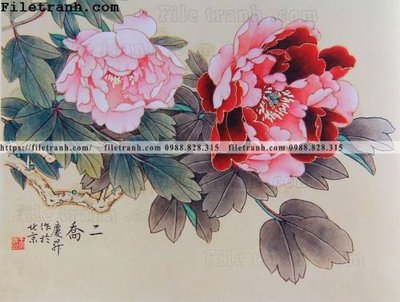 File in trần hoa mau don ve tay 309 (bản gốc) bầu trời