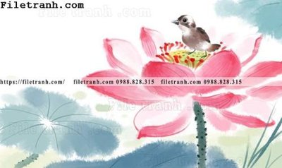 Download file hoa sen mau nuoc 199 (chuẩn in) chất lượng cao