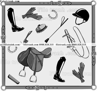 File gốc hoa tiet ngua Hermes 1509 (cho in 3D) độc đáo