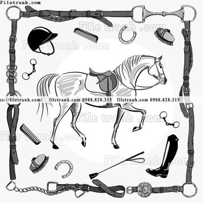 File in mica hoa tiet ngua Hermes 1545 (bản gốc) sắc sảo