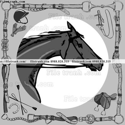 File in trần hoa tiet ngua Hermes 1557 (bản gốc) bầu trời