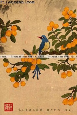 File gốc hoa va chim hien dai tranh dung 109 (cho in 3D) độc đáo