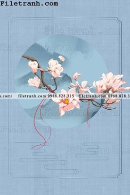 File ảnh hoa va chim hien dai tranh dung 147 (gốc) cho trang trí nội thất