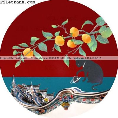 Tải file hoa va chim xu huong quoc gia tron 105 (gốc) làm tranh trang trí