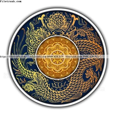 Download file gốc hoa van rong tron kieu Trung Quoc 513 (in mica) trong suốt