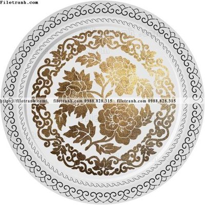 Tải file hoa van rong tron kieu Trung Quoc 524 (ảnh gốc) in gạch 3D
