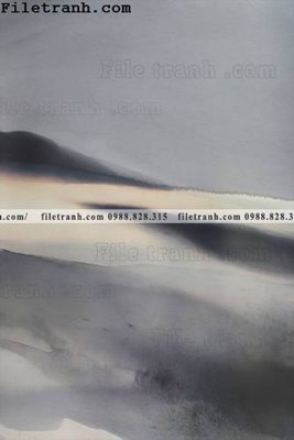 File gốc khoi mau Trung Quoc truu tuong 130 (in lụa) trang trí tường