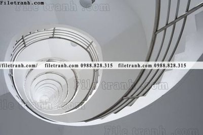 Mua file tranh gốc kien truc cau thang xoan oc 308 tại Filetranh.com