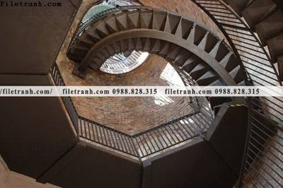 File gốc kien truc cau thang xoan oc 382 (in tráng gương) nghệ thuật