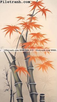 Download file ảnh gốc loai cay va chim xanh kieu Trung Quoc moi 105 để in ấn