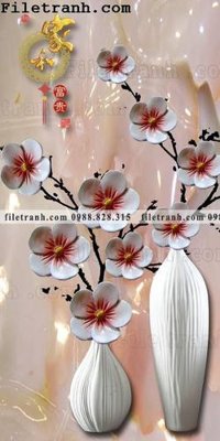 File tranh ảnh gốc loat tranh tinh vat hoa 130 dùng cho in khổ lớn