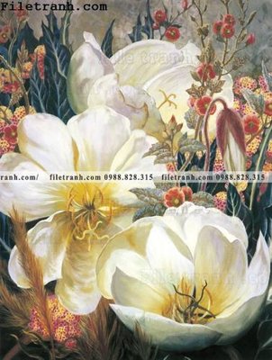 File tranh loat tranh tinh vat hoa 174 (bản gốc) in canvas