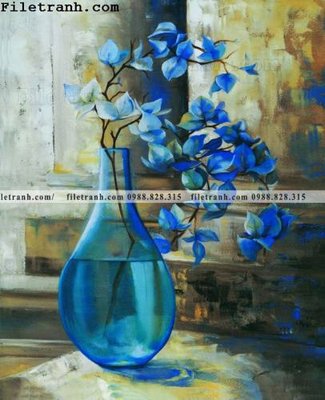 File in ấn loat tranh tinh vat hoa 181 (bản gốc) cao cấp