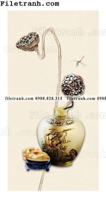 Download file gốc loat tranh tinh vat hoa 221 (in mica) trang trí