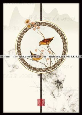 File tranh loi vao phong cach Trung Quoc xu huong 173 (gốc) chủ đề thiên nhiên
