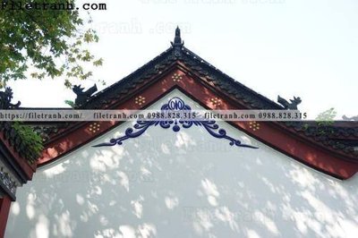 File tranh gốc mai hien cua toa nha co 257 (bản quyền) độc đáo