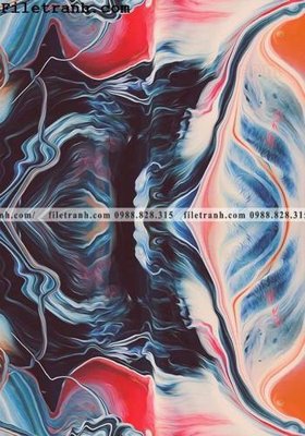 File in ấn mau tranh truu tuong son nuoc 140 (bản gốc) cao cấp