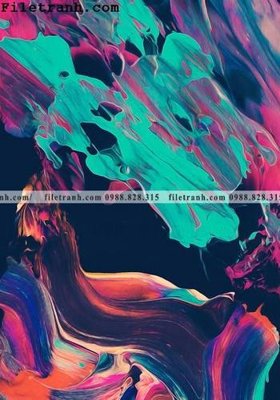 File tranh ảnh gốc mau tranh truu tuong son nuoc 145 dùng cho in khổ lớn