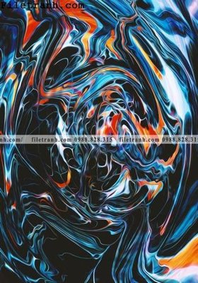 File ảnh mau tranh truu tuong son nuoc 163 (gốc) in standee