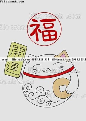 File PSD meo than tai 602 (bản gốc) cho nhà in